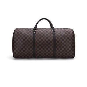 Richports Checkered Faux Leather Weekender Bag